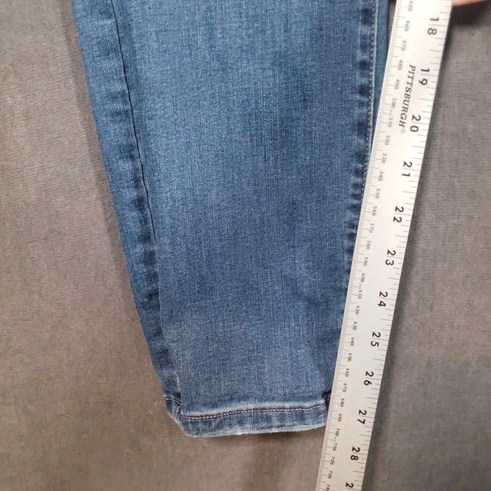 LC Lauren Conrad Skinny Jeans Womens 14 Blue High Rise Stretch Denim - Picture 6 of 9